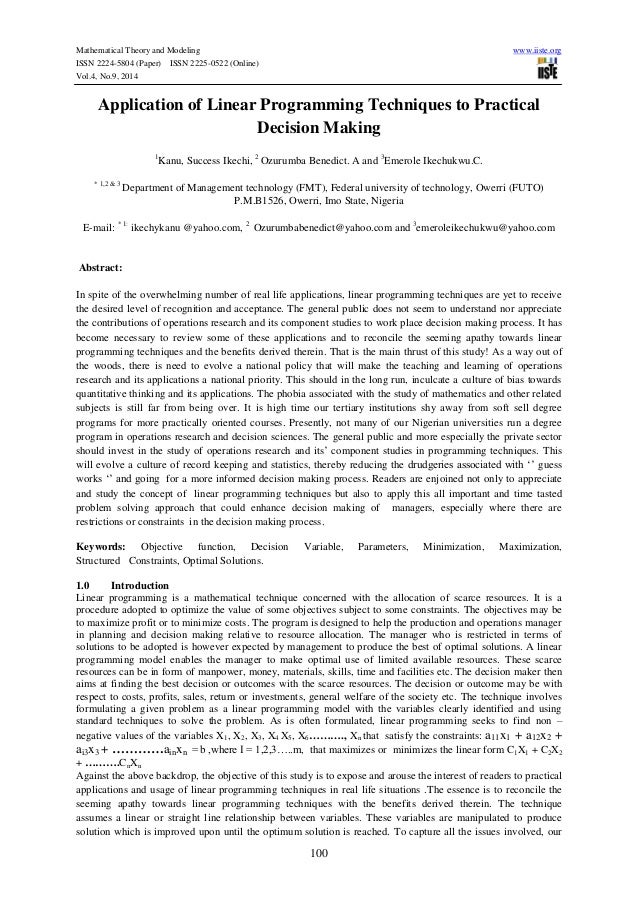 Solve linear programming problems online